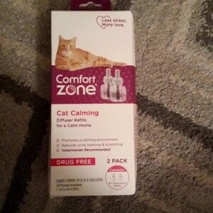 Comfort zone cat calming diffuser refills for a calm home